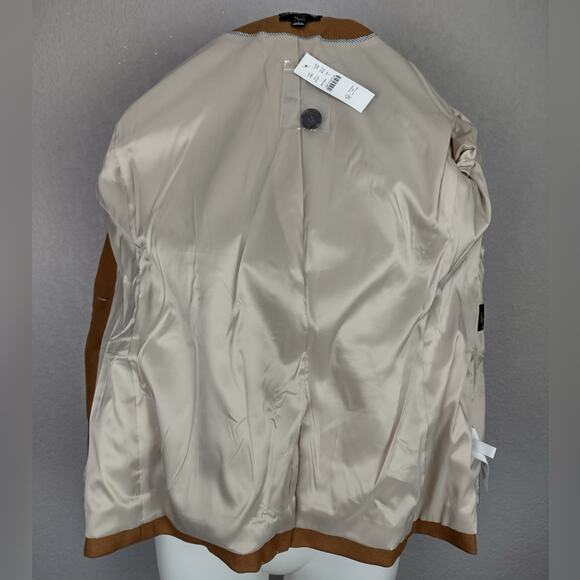 J.Crew $248 Helena blazer in wool-blend flannel Camel Size 4 - Picture 10 of 16